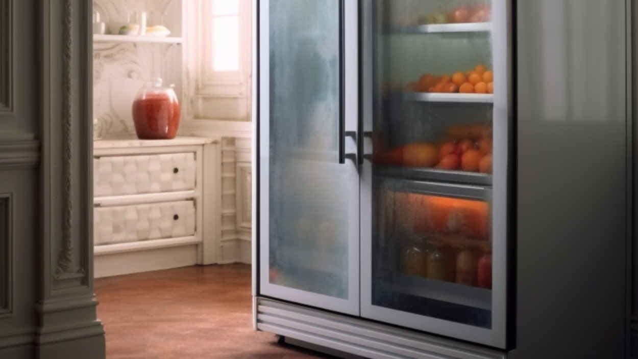 Entretien de la porte du réfrigérateur en verre